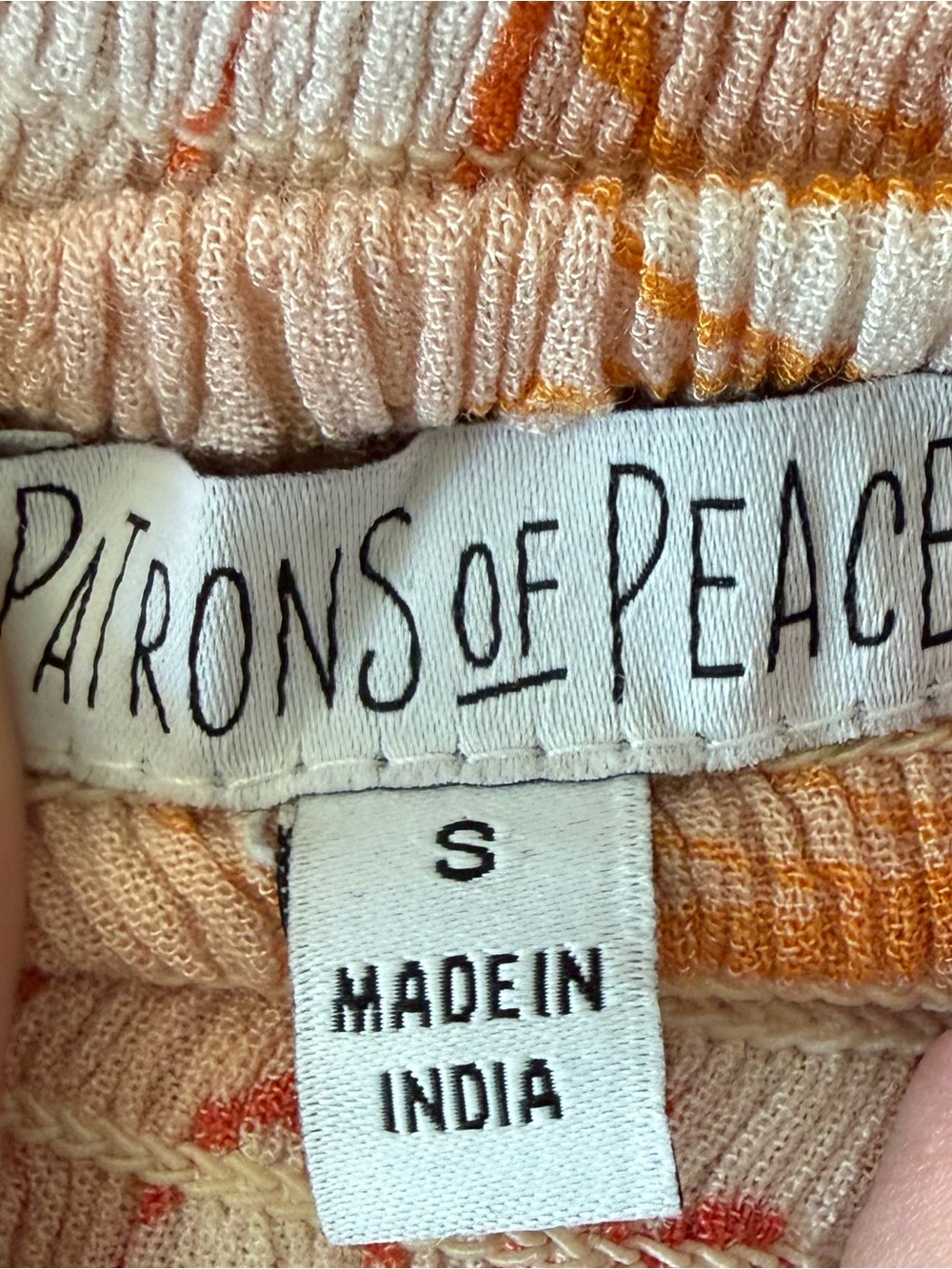 Patrons of Peace Boho Smocked Halter Peplum Top Floral Small - Picture 4 of 5